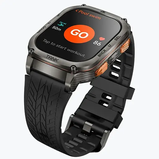 Smart Watch KOSPET Tank M3 Ultra Black UA - фото 2