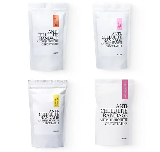 Набор антицеллюлитных разогревающих обертываний Hillary Heating Anti-Cellulite Wrap Set - фото 1