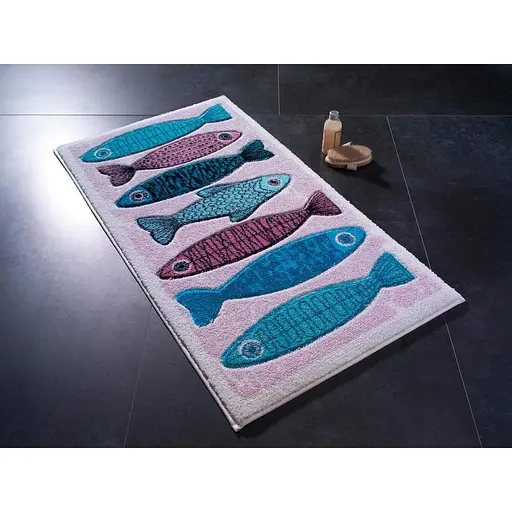 Килимок для ванної Confetti Fishy Pembe 50 x 57