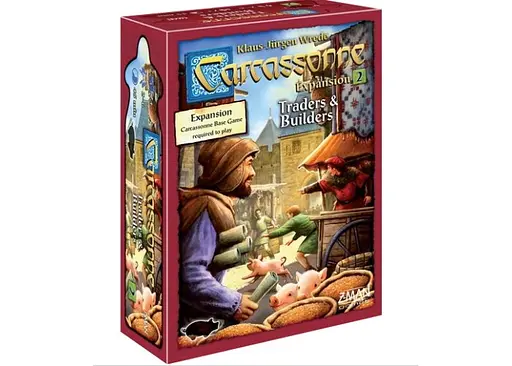 Настільна гра Z-MAN GAMES Каркасон: Купці та зодчі (Carcassonne - Exp: 2 - Traders & Builders (New Version)) (англ.) (ZM7812)