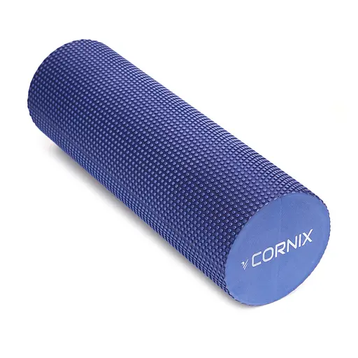 Масажний ролик Cornix EVA+ 45 x 15 см (валик, ролер) XR-0304 Navy Blue - фото 3