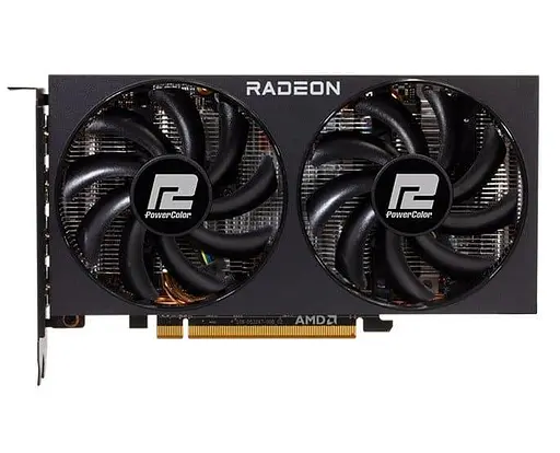 Видеокарта PowerColor AMD Radeon RX 6600 XT 8Gb Fighter (AXRX 6600XT 8GBD6-3DH) (GDDR6, 128 bit, PCI-E v4.0 x16) Б/у - фото 1