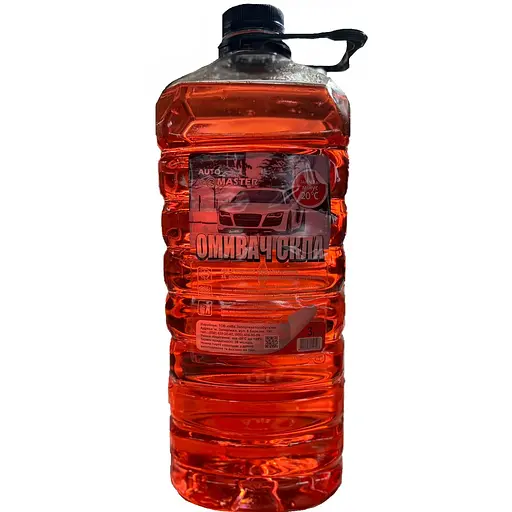 Омивач скла зимовий AutoMaster (-20) бензал червоний 3 л