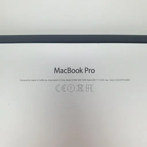 Ноутбук Apple MacBook Pro 15" A1398 Retina (C02S92KFG8WM) (i7-4870HQ/16/512SSD/R9 M370X) - Class B - фото 3