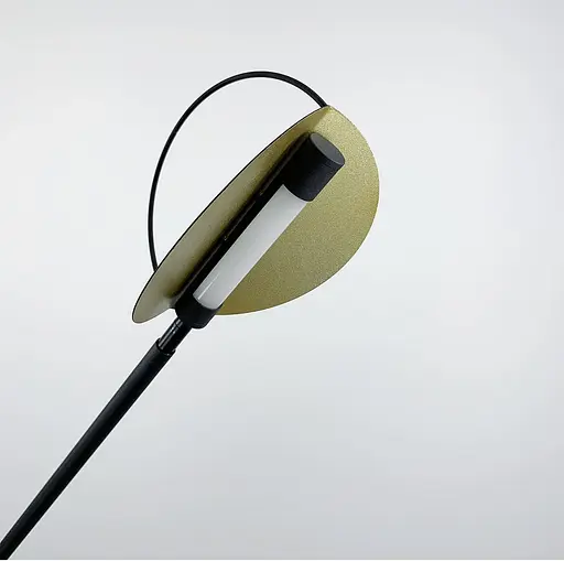 Торшер в чорному кольорі корпусу з натуральним камінням | Арт. FSE 14 BK | Line F - фото 3