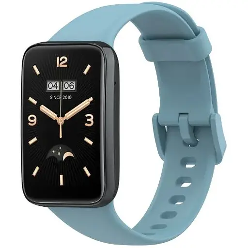 Ремешок DK для Xiaomi Mi Band 7 Pro Silicone Sport Band Classic (azure blue) - фото 2
