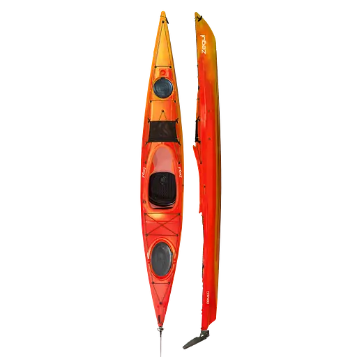 Каяк Zegul Ormen PE MV RudderSkeg BOM ok Red/Yellow (1053-107448)