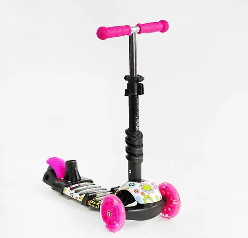 Детский самокат 5 в 1 Best Scooter L-S96302 розовый - фото 2