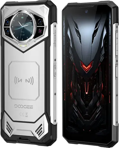 Смартфон Doogee S200 12/256Gb Mecha Silver Global version - фото 4