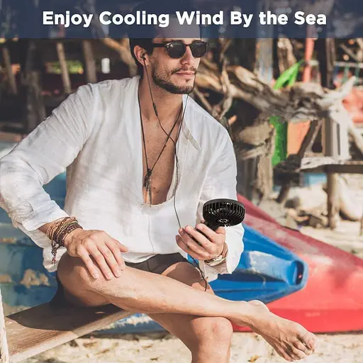 Портативный портативный вентилятор EasyAcc аккумулятор 3350 - фото 4