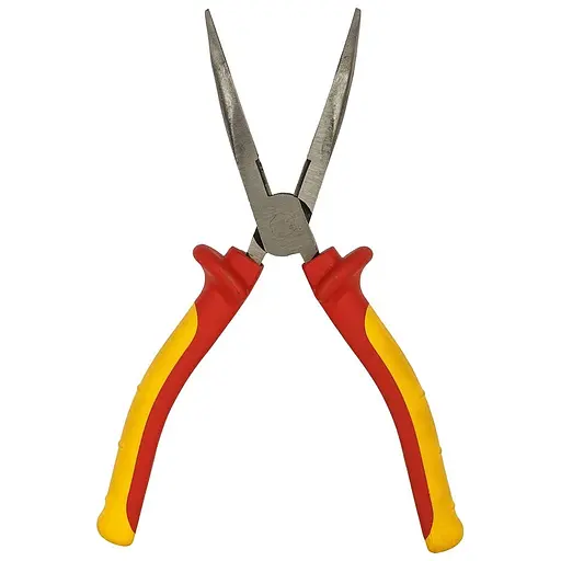 Плоскогубці електрика Stanley MaxSteel VDE 1000V із зігнутими губками ізольовані 200 мм (0-84-008) - фото 3