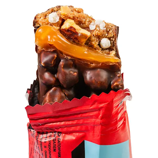 Батончик шоколадний Fizi Guilty Pleasure Salted Almond 40 г х 10 шт. шоу-бокс - фото 4