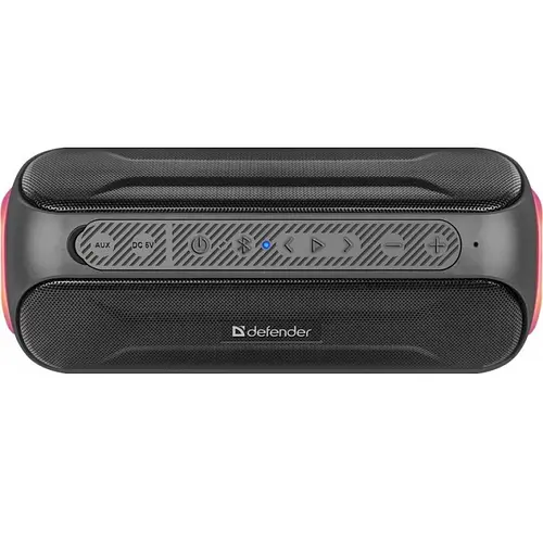 Акустична bluetooth колонка Defender Enjoy S1000 20W LED microSD USB TWS (Чорний) - фото 3
