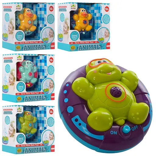 Водоплавающая игрушка, 10 см, брызгает водой (в ассортименте) - фото 4