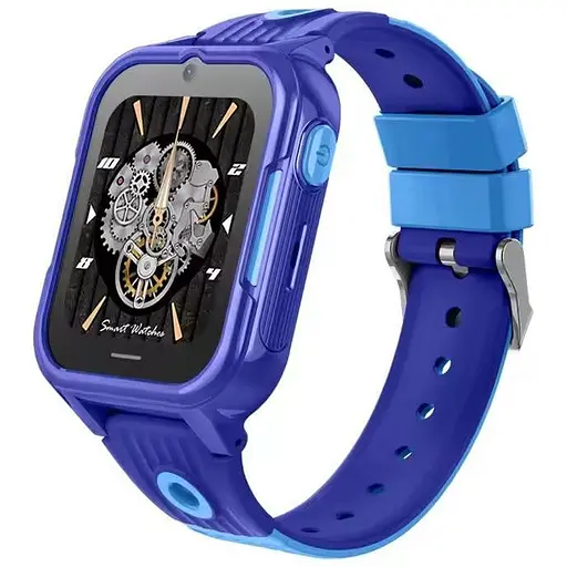 Дитячий смарт-годинник Smart Baby Watch D38-X3 з SIM-картою GPS прослуховуванням відеодзвінком 4G Play Market синій
