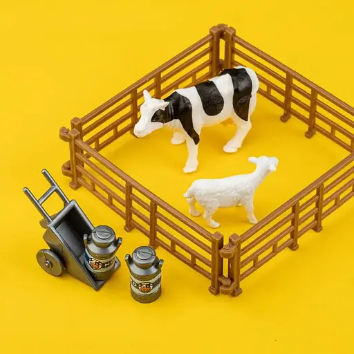 Игровой набор Otamanko Веселый хутор комбайн с прицепом - фото 9