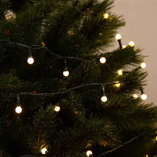 Гирлянда Chomik Шарики-змейка 200LED теплый белый 16 м (LED0146) - фото 4