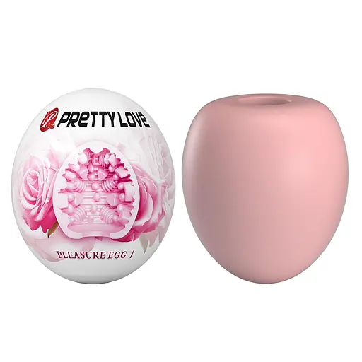 Мастурбатор яйце Pretty Love Pleasure Egg I рожевий - фото 5
