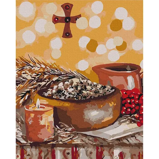 Картина за номерами "Різдвяна кутя" BS53436, 40х50 см