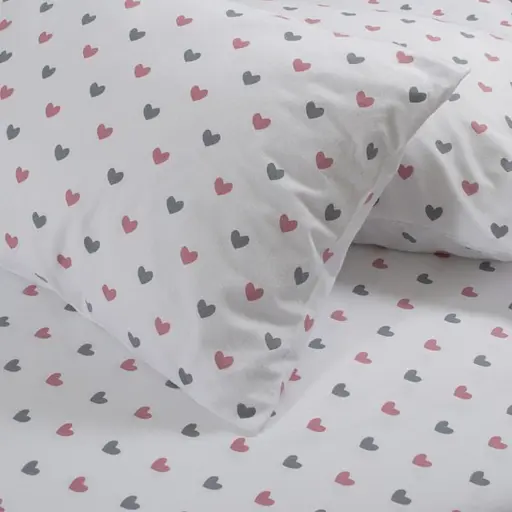 Постельное белье Lotus Home Фланель - Small Hearts евро (svt-2000022349048) - фото 3