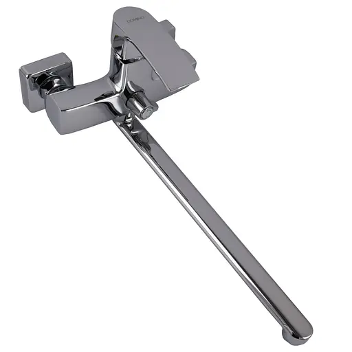 Змішувач для ванни DOMINO RONDO DND-208 сантехніка з лійкою та шлангом для комфортного душу - фото 4