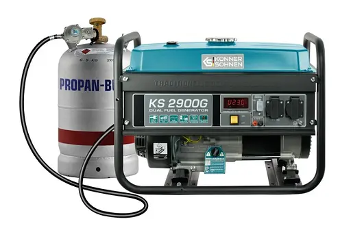 Генератор бензиновий газ/бензин Konner&Sohnen 2.5/2.9 кВт KS 2900G - фото 2