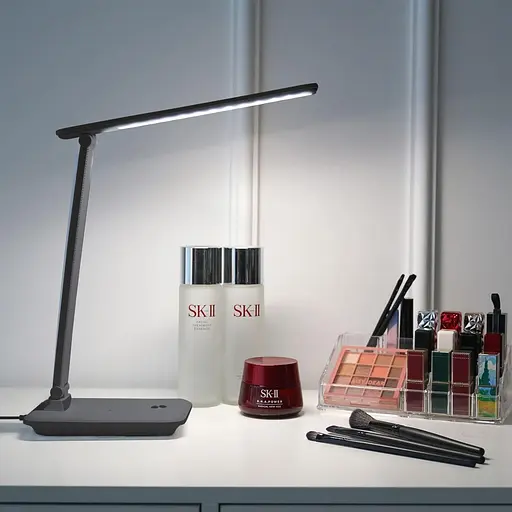 Настільна лампа OSRAM Panan DISK FOLD SQ 6.5W 3000К 4000К 6500К з димером чорний (4099854363887) - фото 3