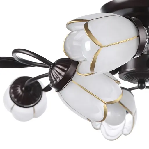 Люстра стельова Brille флористика E14 40W BR (BKL-515C/6) - фото 2