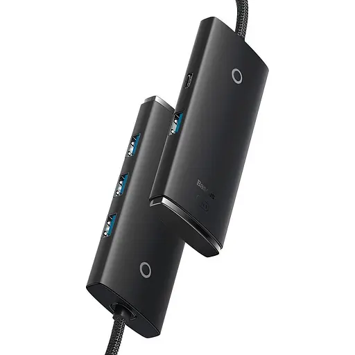 USB-хаб Baseus Lite Series 4-Port USB-A Hub (WKQX030001) [77936] - фото 4