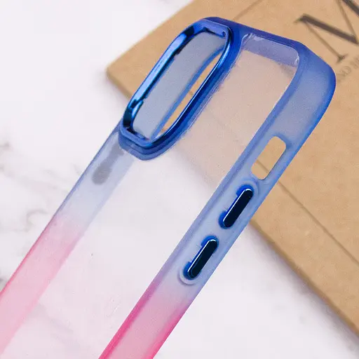 Чохол Epik TPU+PC Fresh sip series для Apple iPhone 11 Pro 5.8 Рожевий/Синій - фото 4