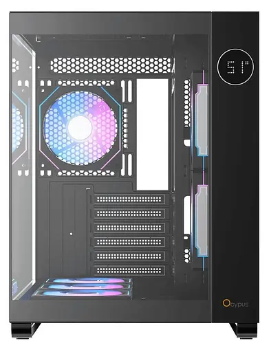 Корпус OCYPUS IOTA C70 BK ARGB (IOTA-C70-BKD600XX-GL) без блока питания - фото 8