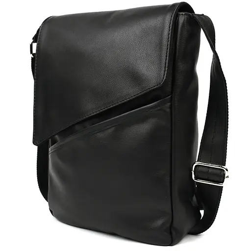 Чоловіча шкіряна сумка А4 через плече TARWA 33х26х8 см sum0028169 - фото 3