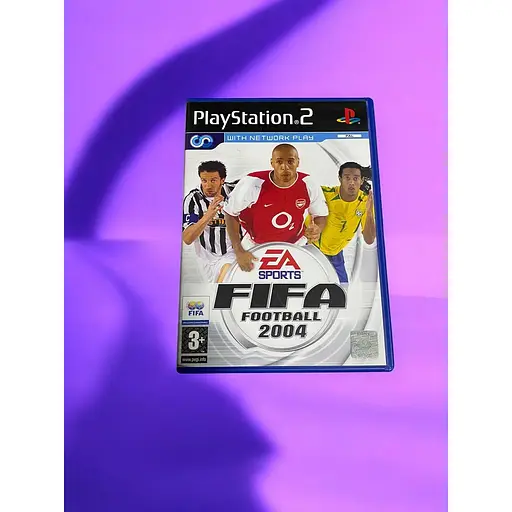 Диск с игрой на PlayStation 2 лицензия FIFA Football 2004