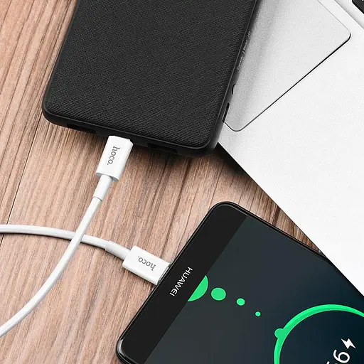 Кабель Type-C to Type-C Hoco X23 Skilled charging data cable білий - фото 1