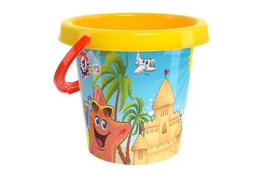 Ведерко 3 ТехноК, с рисунком, 3145
