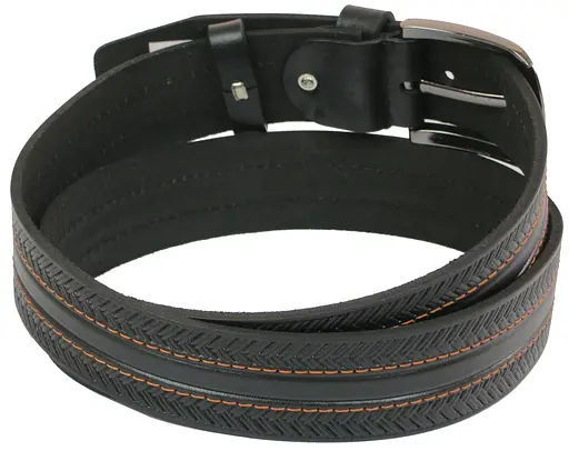 Ремінь шкіряний Skipper чоловічий 118-138х4 см acs0017464 - фото 3