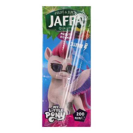 Мультивітамінний нектар з м'якоттю Jaffa Поні-Трансформери TBA slim 0.2 л - фото 3