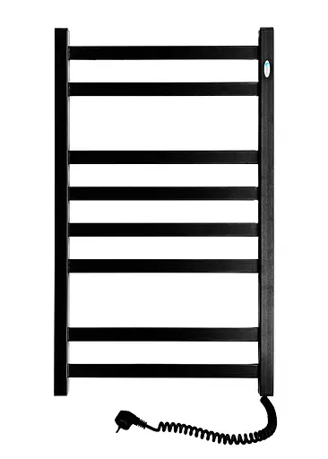 Електрична рушникосушарка Navin Авангард 480x800 права чорна 12-228050-4880, Чорний матовий, Праве - фото 1