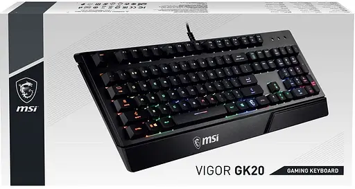 Клавіатура MSI Vigor GK20 USB Black (S11-04UA208-CL) - фото 8