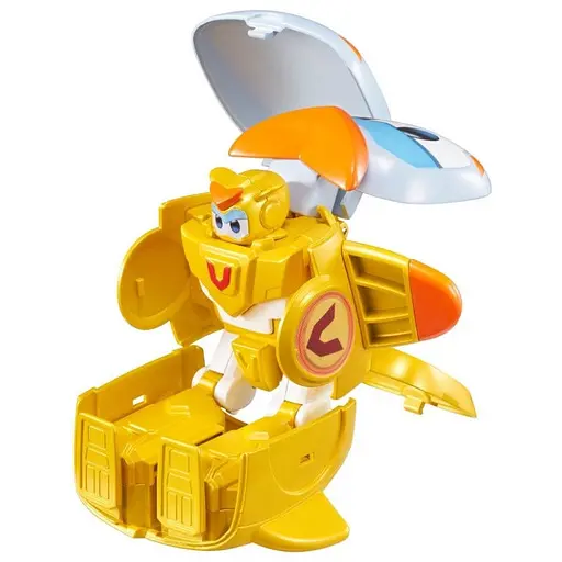 Игровая фигурка-трансформер Super Wings Transforming Super Pet Golden Boy EU770644 - фото 3