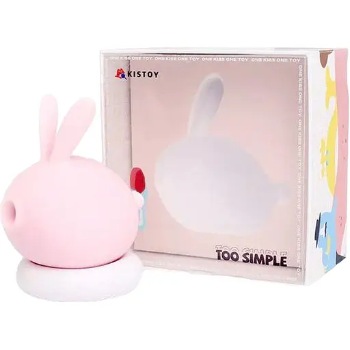 Вакуумний стимулятор KissToy Too Simple Pink SO8715 (108480) - фото 2