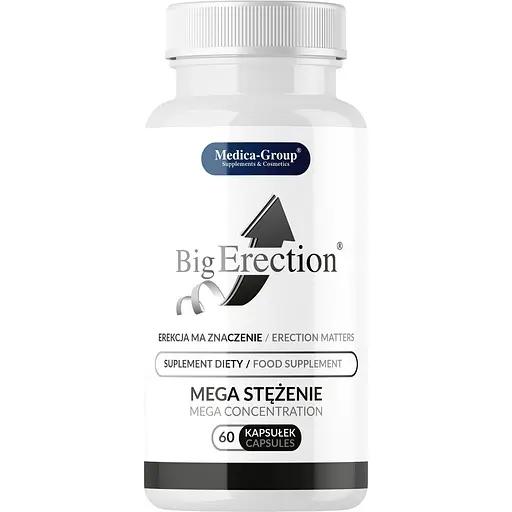 Капсули Medica-Group Big Erection Diet Supplement для підвищення ерекції для чоловіків 60 капсул