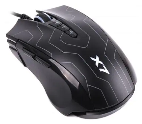 Мышь A4Tech X89 Game Oscar Neon mouse Black, Optical, USB, 2400 dpi, Gaming X7, кабель 1,8м (MAZE) - фото 2