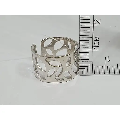 Срібне незамкнене кільце Qvaliz. 90101320ГЛЯН 18 - фото 5