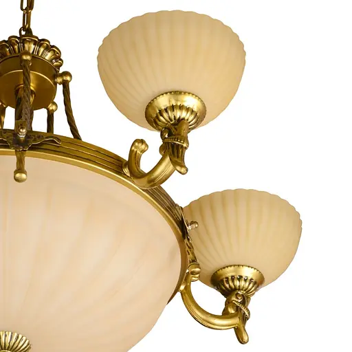 Люстра подвесная Brille классическая E27 60W BG (BKL-381S/8) - фото 3