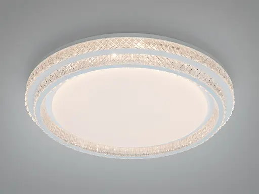 Світлодіодна стельова люстра Romin біла 34 Вт до 6 м² - фото 3