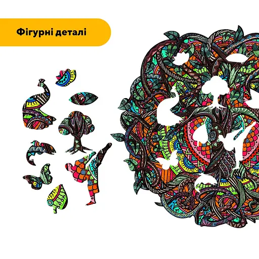 Пазл деревяний Дерево Життя, А2, Картонна коробка 300+ елементів - фото 3