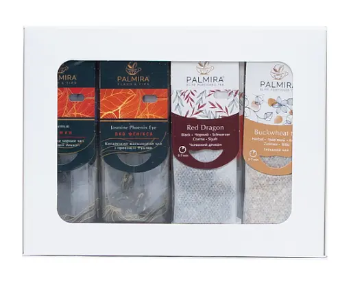 Асорті чаю Palmira класична колекція чаїв Біла упк 27 смаків - фото 1