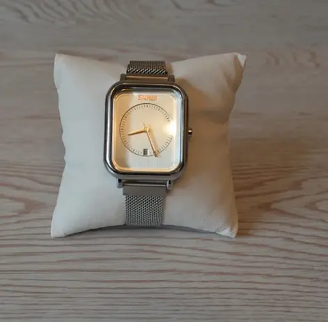 Мужские наручные классические часы Skmei 9207 Серебристый - фото 5