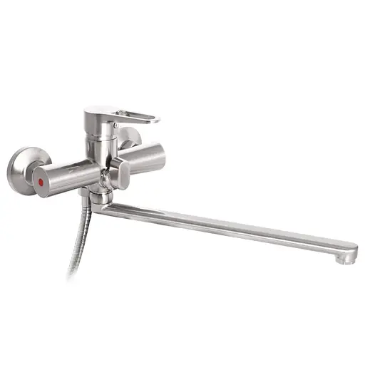 Змішувач для ванни Zerix PUD7 045 ZX2810 Нержавіюча сталь - фото 1